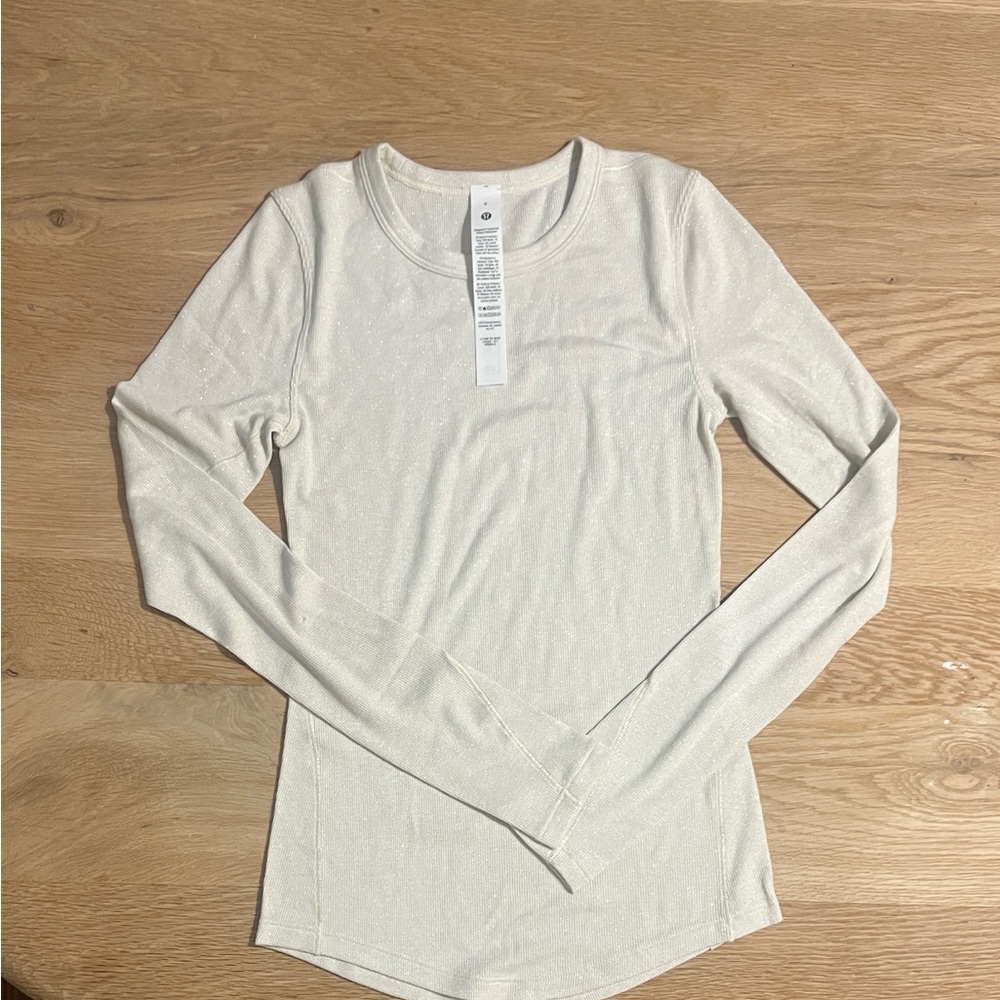 lululemon Hold Tight Long Sleeve sparkle